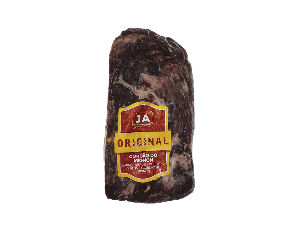 CORDÃO DO FILÉ MIGNON BOVINO RESFRIADO JORDANÉSIA 2 KG (CX 24 KG)
